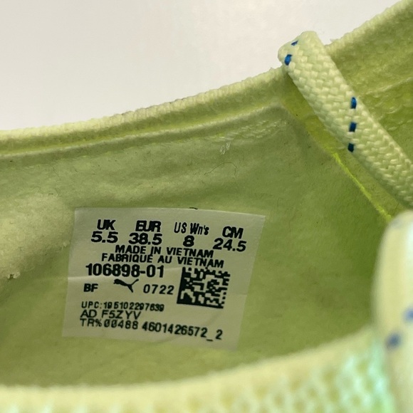 Puma Ultra Women's Soccer Cleats Sz 8 Lime Ultimate FG AG NEW - Picture 5 of 6